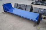 New 10' Snow Pusher Attachment To Fit Skid Steer Loader