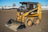 CASE 1840 Skid Steer Loader, Auxiliary Hydraulics, Foam Filled Tires, 72in Bucket, Hour Meter