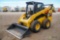 2018 CATERPILLAR 262D Skid Steer Loader, 2-Speed, Auxiliary Hydraulics, 12-16.5 Tires, 72in Bucket,