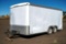 2003 ROA T/A Enclosed Trailer, 8' x 16', Swing Open Back Doors, Side Entry Door, Ball Hitch,