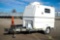 2010 PELSUE S/A Enclosed Trailer, 5' x 8', A/C Unit, Cabinets, 3500 LB GVWR, Pintle Hitch,