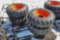 (4) New Loadmaxx 10-16.5 Skid Steer Tires w/ Rims