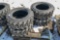 (4) New Loadmaxx 10-16.5 Skid Steer Tires