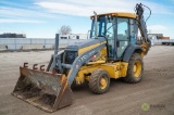 2008 JOHN DEERE 310J 4WD Loader/Backhoe, Extendahoe, Auxiliary Hydraulics, EROPS, 24in Hoe Bucket,