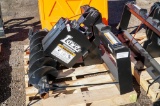 New Lowe 750 Hydraulic Posthole Digging Attachment w/ 12in Auger To Fit Skid Steer Loader