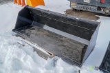 New 90in Snow/Mulch Bucket To Fit Skid Steer Loader