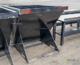 New 2-Cubic Yard Heavy Duty Trash Hopper To Fit Skid Steer Loader