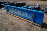 Daniels 12' Hydraulic Snow Plow To Fit Skid Steer Loader