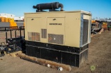 GENRAC Standby Generator, 50 KW, 4-Cylinder Diesel, Hour Meter Reads:877, S/N:2014445
