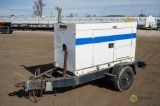 MULTIQUIP WHISPERWATT Towable Generator, 14.4 KW, 25 KVA, Isuzu 4-Cylinder Diesel, Runs But Puts Out