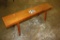 Wood Bench Signed Cohasset Hagerty Colonial