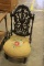 Carved Needlepoint Chair