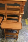 Solid Oak High Chair
