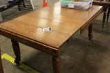 Oak Table, Expandable w/Claw Feet