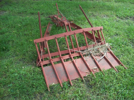 Self Loader With Manure Fork, Rear Mount, For 8N Ford Or Utility