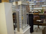 Display Cabinet With Revolving Shelves