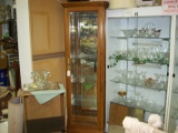 Oak Curio Cabinet