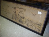 Lindbergh Tapestry Framed