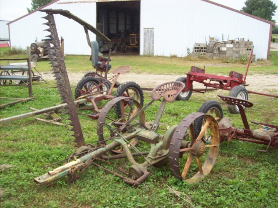 JD Sickle Mower #4 Horse Drawn On Steel 6'