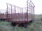 H & S Bale Thrower Wagon On Gear