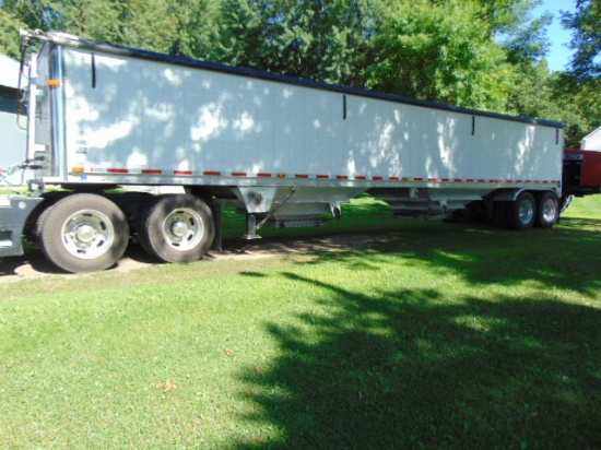 2007 Wilson Hopper Bottom Pace Setter 43' Auto Roll Tarp Aluminum 11 R-24.5 tires, 82" side DWH 500