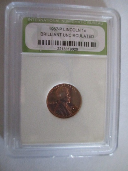 1967-P Lincoln Penny BU con 200