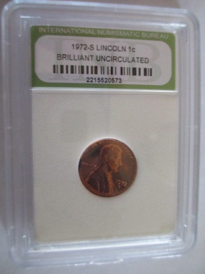 1972-S Lincoln Penny BU  con 200