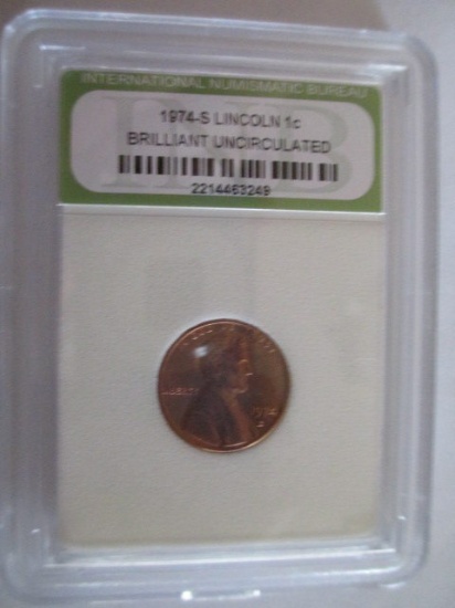 1974-S Lincoln Penny BU con 200