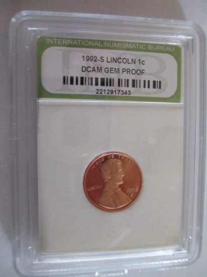 1992-S Lincoln Penny con 200