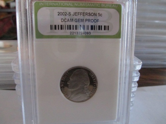 2002-S Jefferson Nickel con 200
