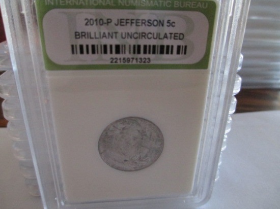 2010-P Jefferson Nickel BU con 200