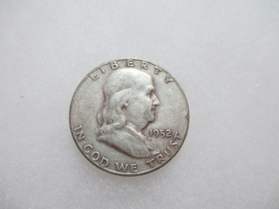 1952-S Franklin Half Dollar con 200