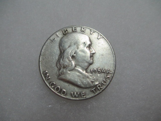 1954-D Franklin Half Dollar con 200