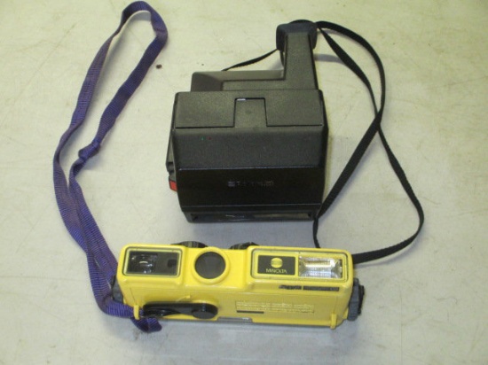 Polaroid and Waterproof Minolta Camera - con 12