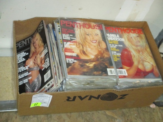 Big box of Assorted Issues of Penthouse  -> Will not be Shipped! <- con 509