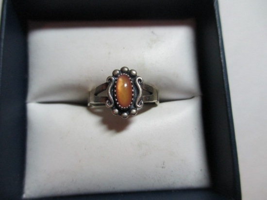Sterling Ring sz 5.75 con 6