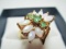 Gold Toned Ring - Size 8.75 - con 570
