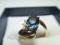 Gold Toned Ring - Size 6.75 - con 570