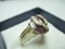 GP Silver and Ruby Ring - Size 6.75 - con 570