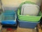 8 Totes with Lids -> Will not be Shipped! <- con 316