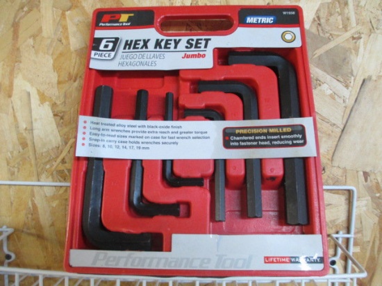 Six pieces - Hex Key Set - New - con 471