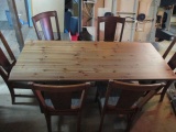 Table with Chairs - 77x29x34 -> Will not be Shipped! <- con 9