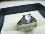 Ring with Blue Stone - Size 5.5 - con 570
