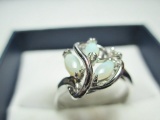 Designer Ring with Opal - Size 8.5 - con 570