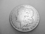 1881 Morgan Silver Dollar - con 200