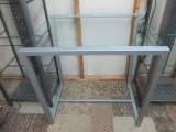 Glass Table - 36x36x70 -> Will not be Shipped! <- con 571