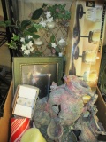 Box of Candle Holders, Fountains, Tea Lights and More -> Will not be Shipped! <- con 570