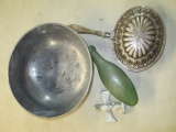 Large Pewter Bowl and More  -> Will not be Shipped! <-  con 467