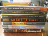 Lot of 7 Assorted Rock DVDs - con 454