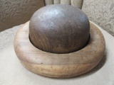Vintage Wood Hat Block Form Mcdonald Seattle - con 311
